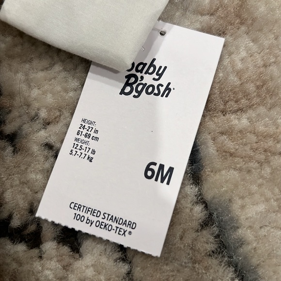 NWT OshKosh B'gosh Button Down Onesie (6M) - Picture 3 of 3